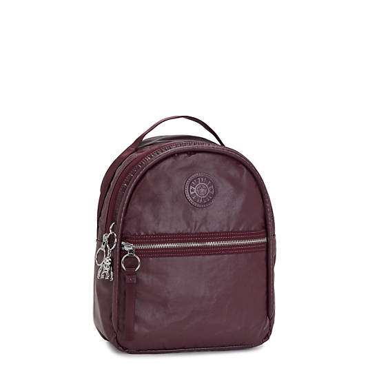 Kipling Kae Classic Metallic Rygsække Bordeaux | DK 1586BE